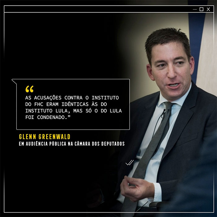 Glenn Greenwald em resposta pedido por áudios, feto pela deputada Carla Zambelli do PSL : 'Você vai se arrepender deste pedido!' - Foto: Reprodução Glenn Greenwald em resposta pedido por áudios, feto pela deputada Carla Zambelli do PSL : 'Você vai se arrepender deste pedido!' - Foto: Reprodução